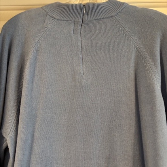 Sarah Bentley Sweater- Powder Blue - Picture 4 of 4